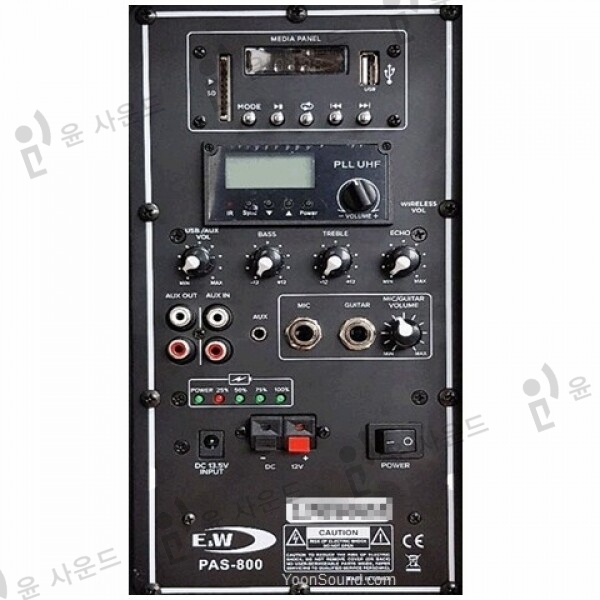 윤사운드,E&W PAS-800, PAS800 충전스피커 Bluetooth®