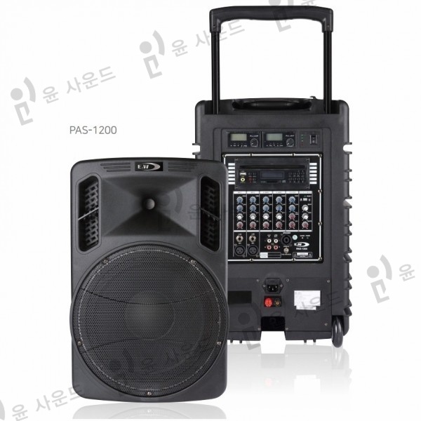 윤사운드,E&W PAS-1200, PAS1200 충전스피커 Bluetooth®