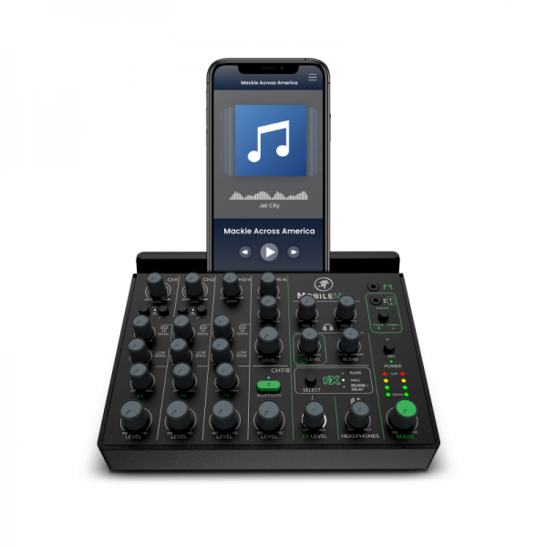 윤사운드,MACKIE MobileMix  충전식 오디오 믹서 Bluetooth®